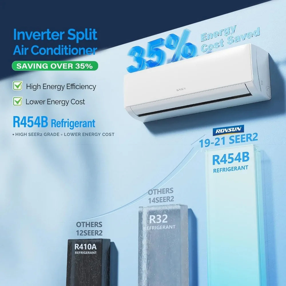 12000 BTU Wifi Air Conditioner & Heater with Inverter